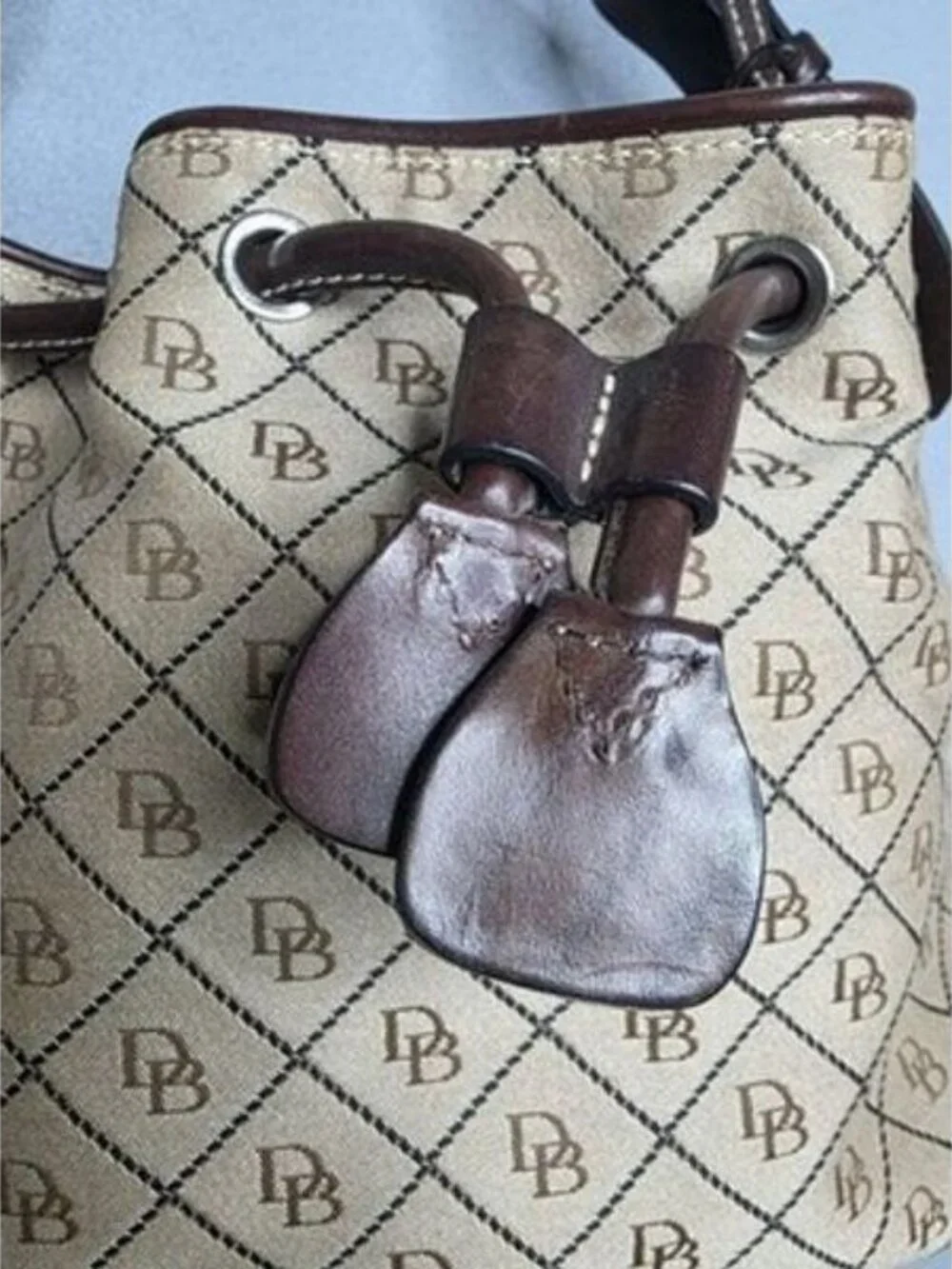 Dooney & Bourke Monogram Bucket Bag